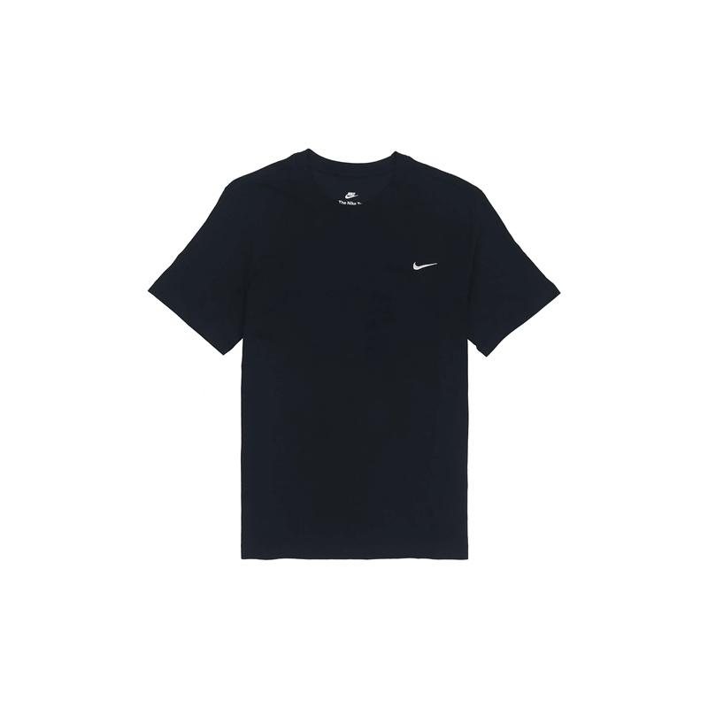 Nike Футболки Мужские Черные С Круглым Вырезом Умеренный Прямой Крой BV0508-010