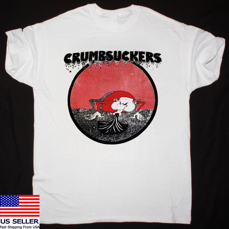 Crumbsuckers Band Gift For Fan Cotton White T Shirt Full Size S-5Xl