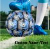 Size 5 Football Custom Name Text, Outdoor Training Soccer BallManchester City