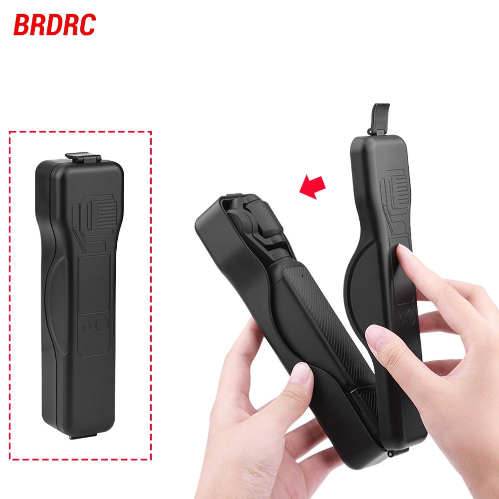 Кейс для переноски BRDRC для аксессуаров камеры DJI Osmo Pocket 3, ударопрочный защитный корпус, портативный, с ремешком, ящик для хранения