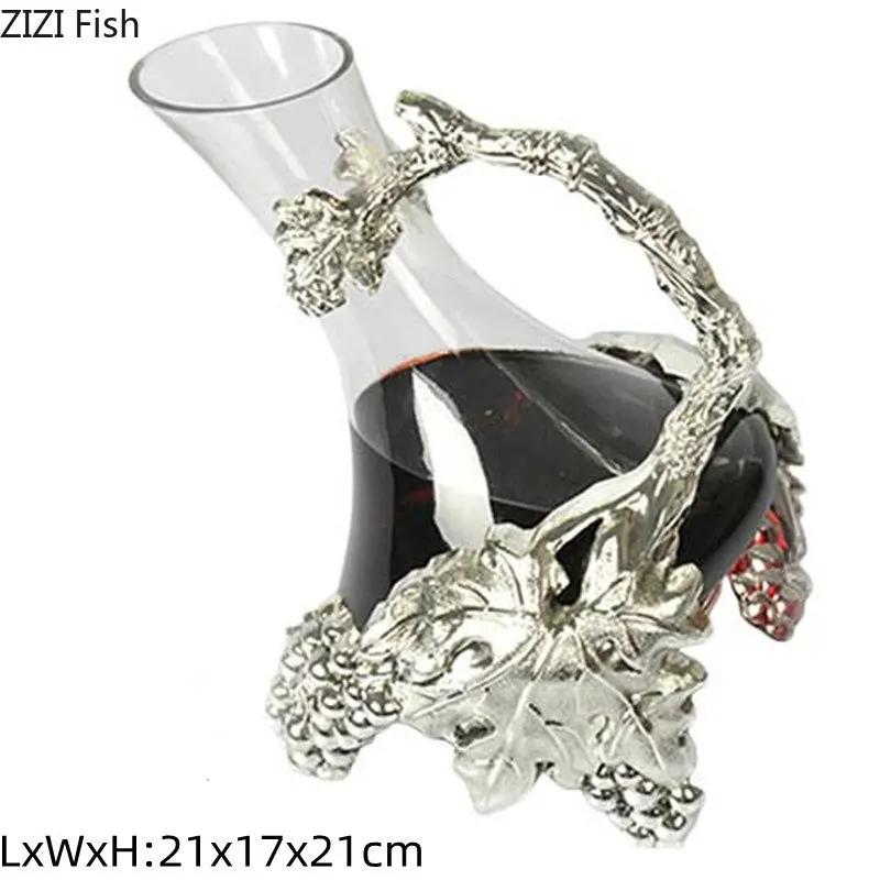 1000 мл креативный роскошный стеклянный графин в европейском стиле для бара, семейного праздника, винный набор, прозрачный графин для красного вина, подарочный набор для бармена