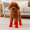 4pcs/set Adjustable Dog Foot Cover Breathable Pet Paw Protector Fashion Non-Slip Dog Shoes  Hiking