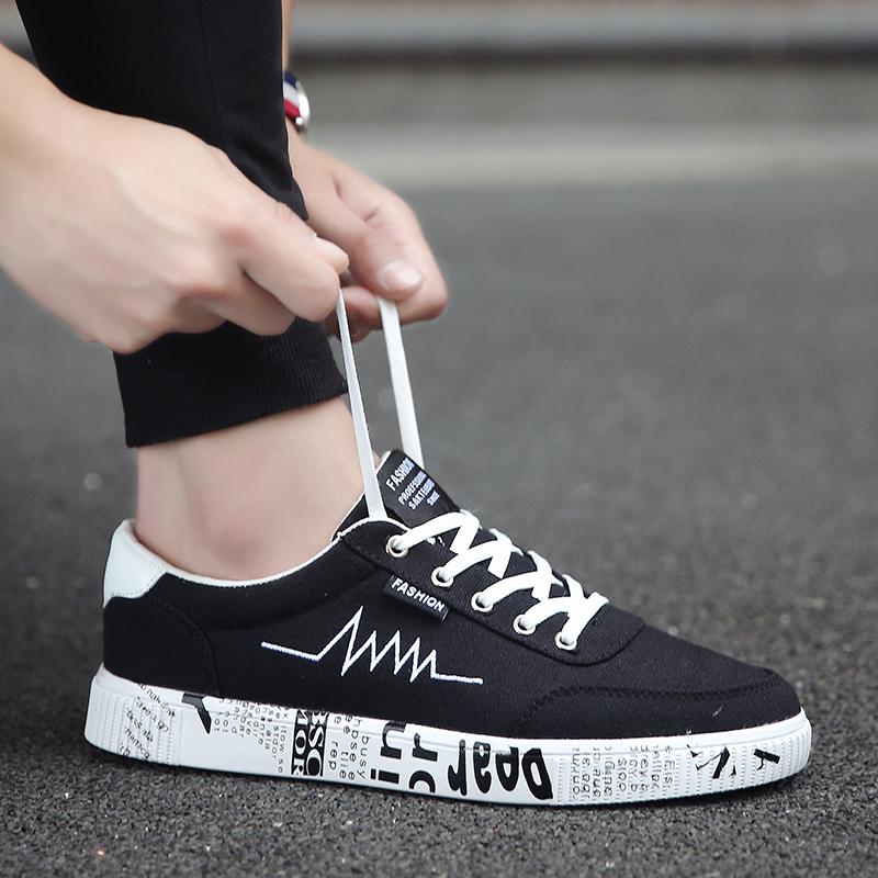Весенне-летняя парусиновая обувь, мужские кроссовки, черные туфли, мужская повседневная обувь, мужская модная обувь