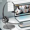 Wantek USB Одноухие с Микрофоном и Проводные ПК Наушники для Веб-Конференций и Звонков, Чистый Звук, Супер, Включают Разъем для Счета Типа C 3,5 мм
