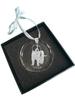 Tornjak - crystal bauble with a photo, dog photo in crystal, personalized Christmas tree ornament by Art-Dog brand