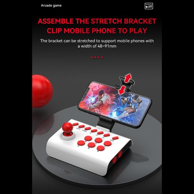 Игровой джойстик Проводной-Совместимый с Bluetooth/2.4G Подключение Аркадная игровая консоль Рокер для