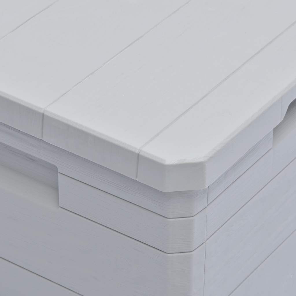 Garden Storage Box 90 L Light Grey