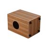 Коробка для барабана Cajon, деревянный барабан, ручной барабан, гладкая глянцевая поверхность, ударный инструмент из древесины зебры для