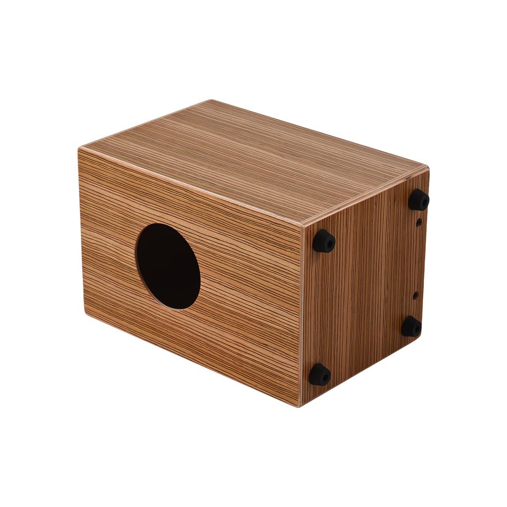 Коробка для барабана Cajon, деревянный барабан, ручной барабан, гладкая глянцевая поверхность, ударный инструмент из древесины зебры для