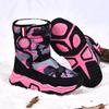 Children's Snow Boots Winter Boys and Girls Fleece Warm and Cold Cotton Boots Non-slip Waterproof Cotton Shoes Cross-border