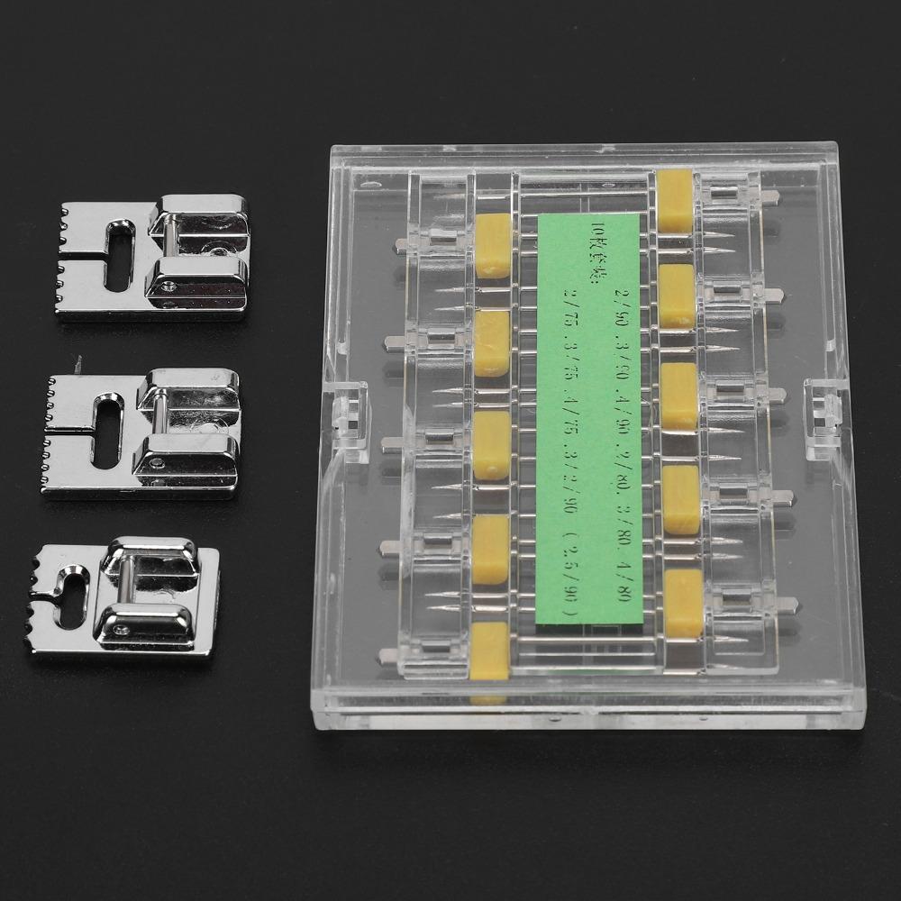 Plastic Double Needles Universal Presser Foot Twin Needles  Household Sewing Machine