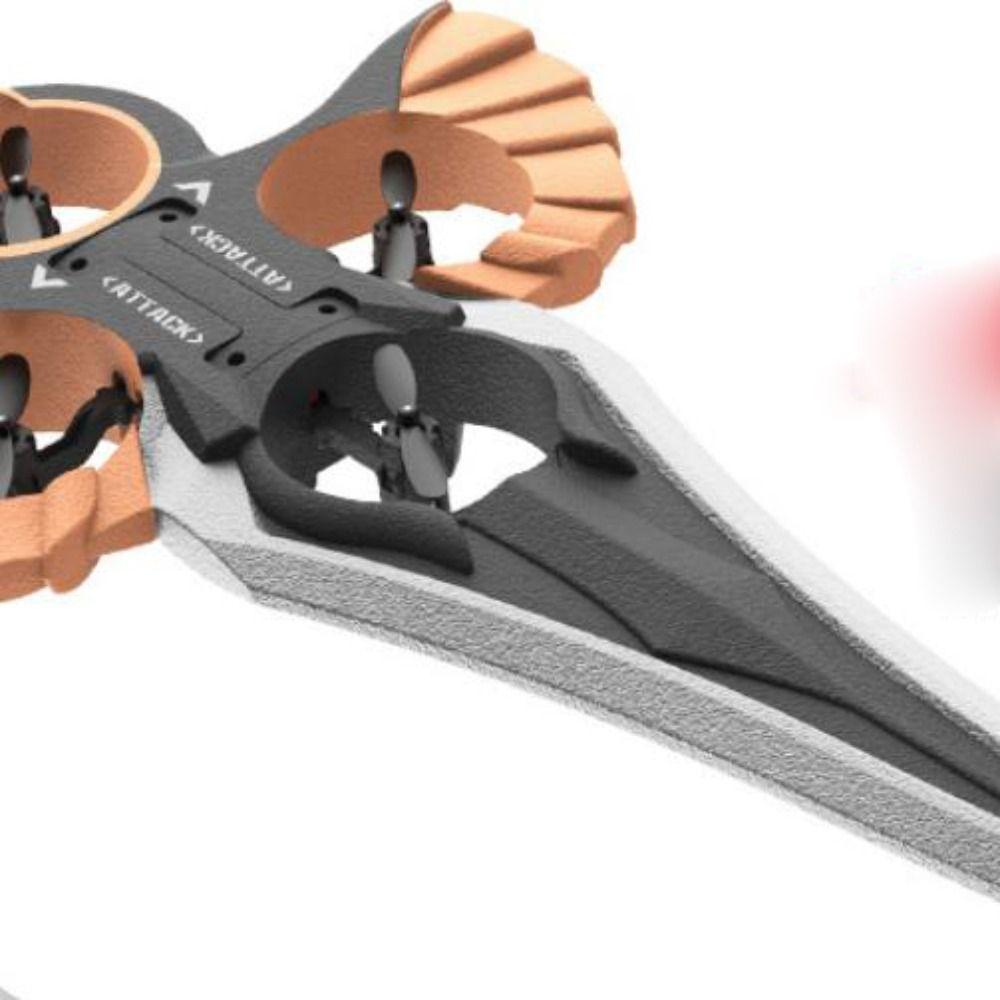 Перезаряжаемый Четырехмоторный Игрушечный Вертолет Самолет с Обходом Препятствий Дети Малыши Дети