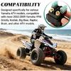 Starter Solenoid Relay, Plug and Play Starter Solenoid Compatible with Most Yamaha ATV YFM 350 400 450 660 - Raptor Grizzly Kodiak Wolverine Big Bear