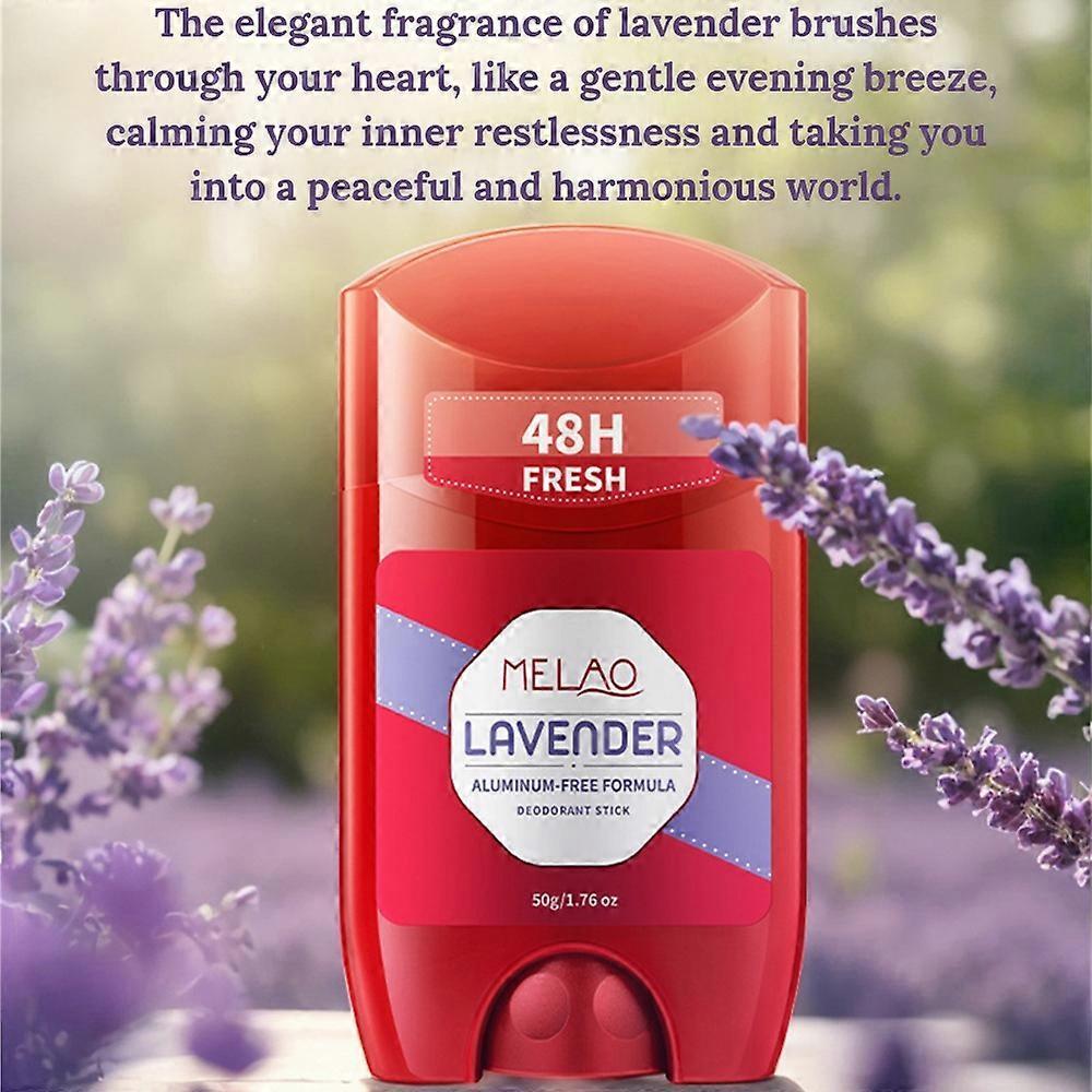 Deodorant Stick for Men & Women, 50g Roll-On Deodorant for Men, Aluminium Free Deodorant Stick, 48H