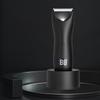 Body Hair Trimmer Rechargeable Electric Shaver Ceramic Blade Body Shaver with 2 Guide Comb Body Groomer for Fathers Day Gift