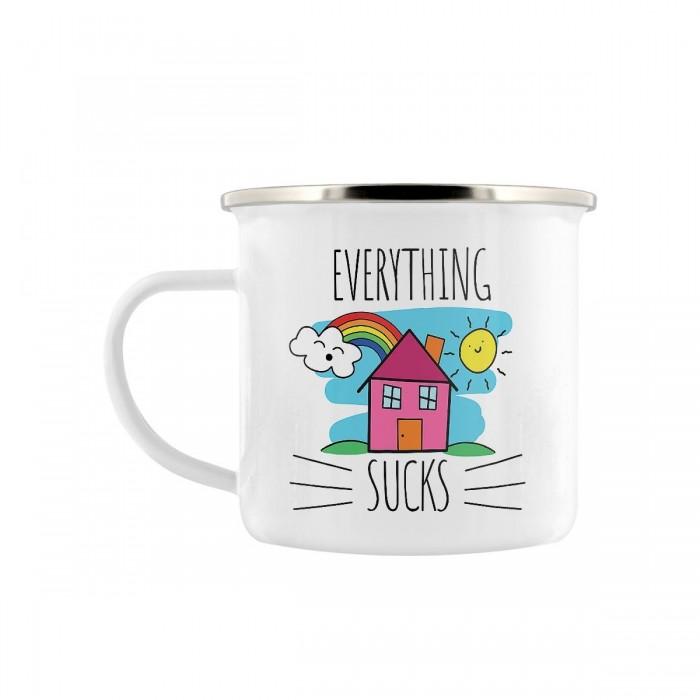 Grindstore Эмалированная кружка «Все отстой»