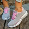 Модные женские кроссовки Легкие дизайнерские туфли Женские 2025 Новые для ходьбы Обувь больших размеров Женские кроссовки на шнуровке с круглым носком Женская мода