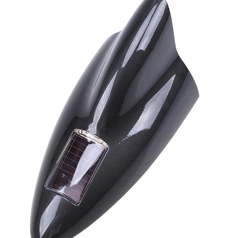 Антенна в виде акульего плавника на крышу автомобиля, солнечный предупреждающий свет, защита от наезда сзади, с пультом дистанционного управления