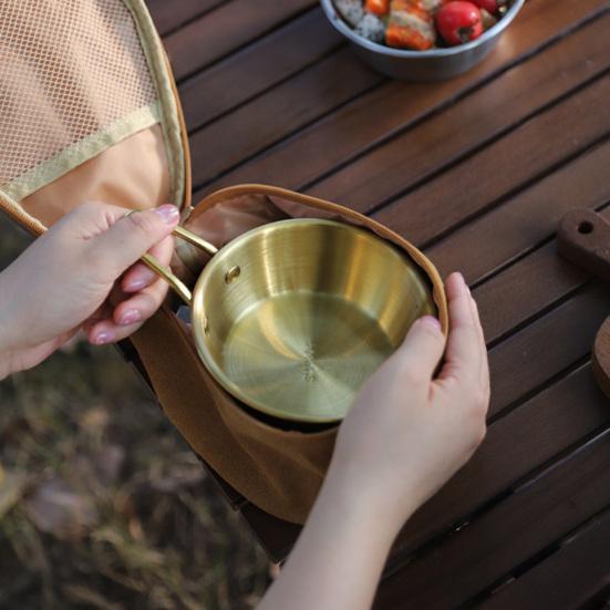 Чашка Сьерра для кемпинга, миска из нержавеющей стали, нержавеющая, устойчивая к коррозии, полированная поверхность, кружка для питья, мини уличный горшок