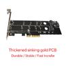 New M.2 NVMe SSD To PCIe Adapter & NGFF (B+M Key) SSD To SATA Expansion Card