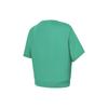 New FILA Drop Shoulder Sleeve T Shirt Women's Ethereal Grass Green A11W333105F-GN