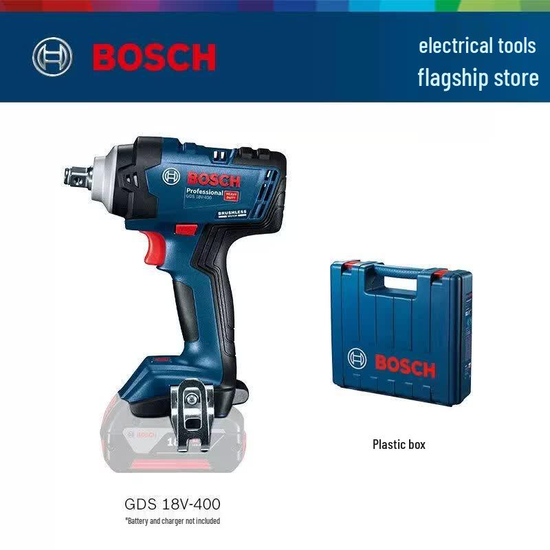 Bosch GDS 18V-400 Cordless Impact Wrench CN plug (adapter included)