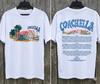 2026 Музыкальный фестиваль Coachella ПерфоУнисекс Линейка Футболка Унисекс Женская Летняя Хлопковая Одежда Мода Хип-хоп Y2K Топы с коротким рукавом