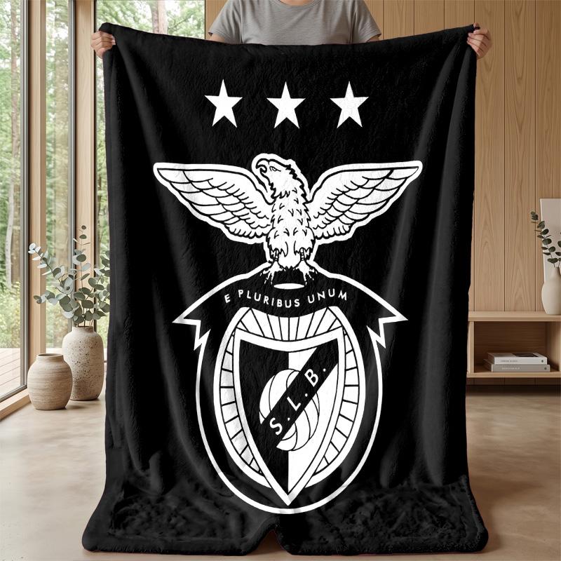 Benfica Theme blanket Soft Flannel Fleece Blanket Warm Lightweight Throw Blanket for Home Sofa Bed