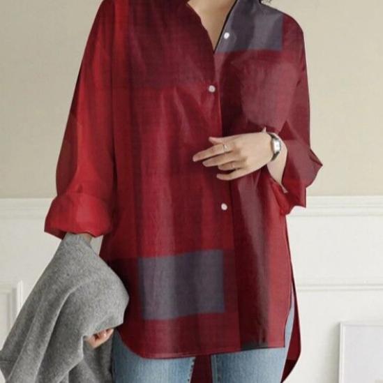 Женская блузка с v-образным вырезом и рукавом 3/4, летние хлопковые рубашки в стиле ретро с цветочным принтом