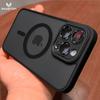 Тонкий прозрачный чехол Magsafe для iPhone 15 16 Pro Max 13 12 11 14 Plus Чехлы Магнитная беспроводная зарядка Полупрозрачная противоударная крышка