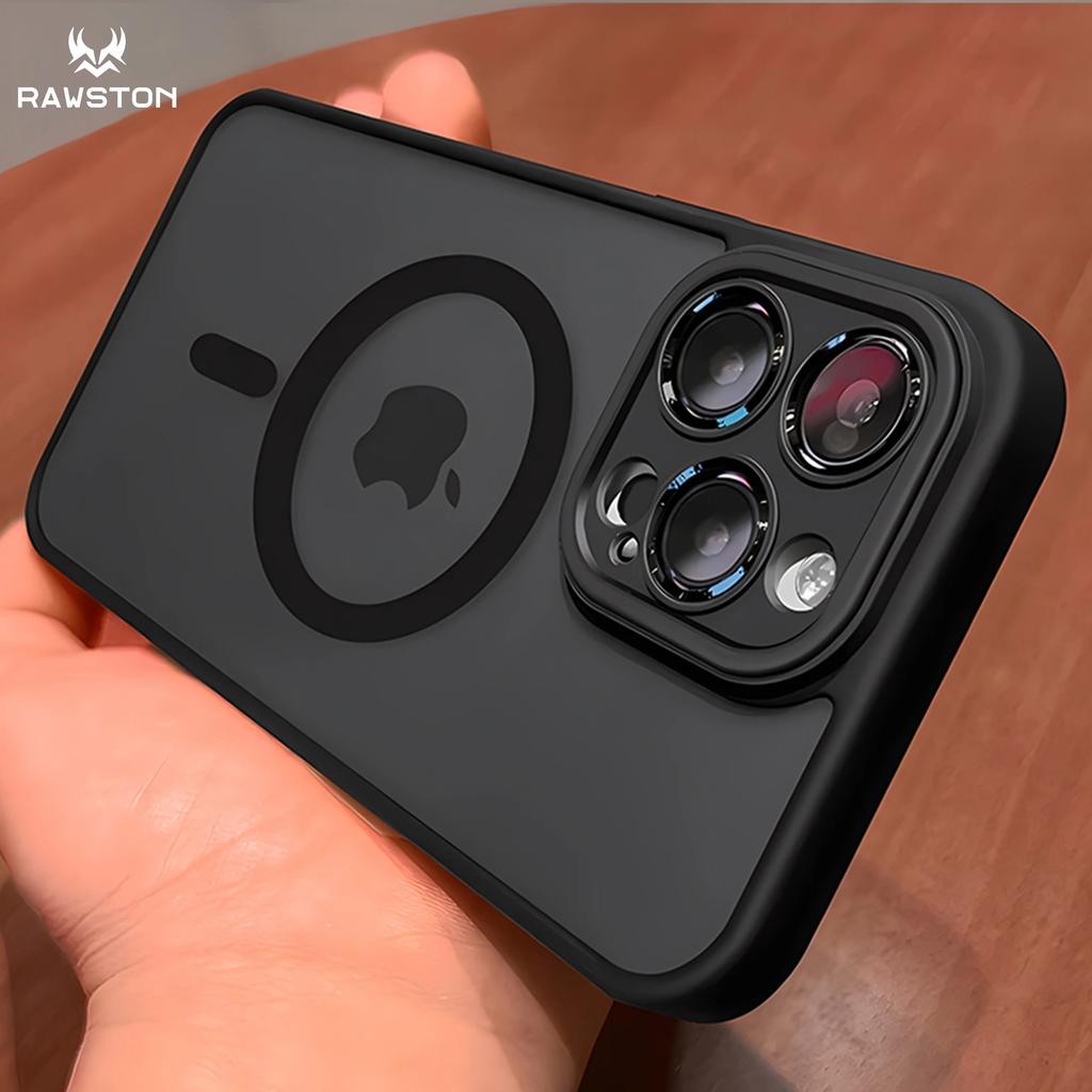 Тонкий прозрачный чехол Magsafe для iPhone 15 16 Pro Max 13 12 11 14 Plus Чехлы Магнитная беспроводная зарядка Полупрозрачная противоударная крышка