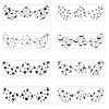 Spider Web Bat Freckle Tattoo Pumpkin Ghost Dots Face Tattoo Sticker  Music Festival