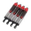 4Pcs RC Shock Absorber Set Damper with Screws 1 10 Remote Control Car Parts Aluminum Alloy 100mm Red