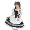 Maid Cute Maid Gothic Lolita Check Maid Maid Photo Size M [FULINE] Costume, Costume, Dress, Headband, Apron, Women's, Pre, Cafe, Shop, Session,