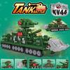 905 деталей MOC Технический Военный Танк Модель Строительные Блоки Набор Игрушек, Креативный KV44/99 Танк Декоративный Транспортный Средство Кирпичики Игрушка, Праздничные Подарки