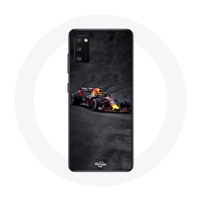 Чехол для Oppo A16 Formula 1 Max Verstappen F1 черный красный и желтый