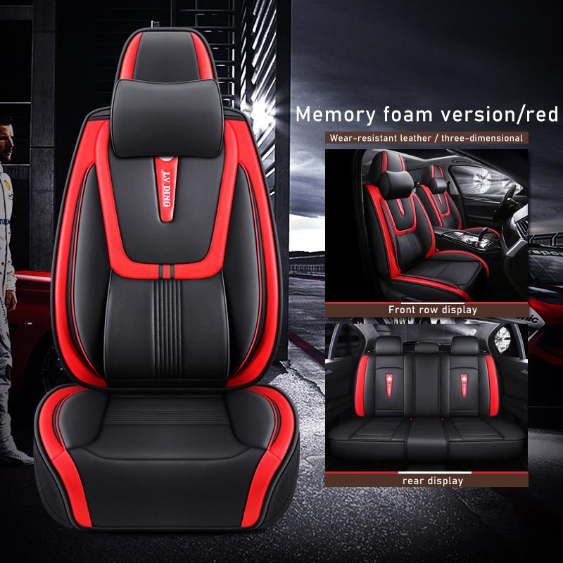ZHOUSHENGLEE Leather Car Seat Covers For Honda Civic Accord CR-V Fit Odyssey Pilot City Jazz Vezel Elysion Jade Car Accessories