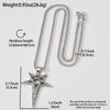 Кулон-молот Тора из нержавеющей стали Viking Thor Hammer скандинавская мифология готическая бижутерия черный подарок