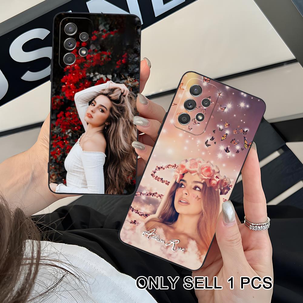 Матовый чехол из ТПУ Addison Rae для Samsung Galaxy A56 55 54 53 52 51 36 35 34 23 16 15 5G Цветной чехол