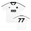 ALEXISONFIRE 77 Number Back Print V Neck Jersey Hip Hop Couple Sports Tees Streetwear Unisex Quick Dry Men Clothes