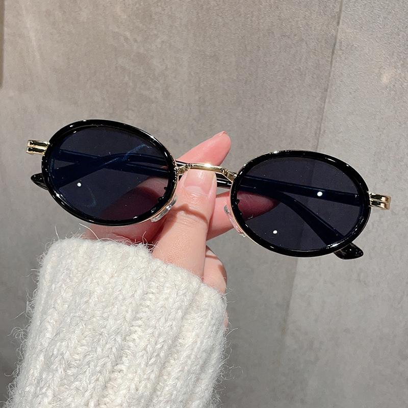 High Quality Women's Sunglasses Oval Shape Trendy Stylish Women Sun Glasses Steampunk Style UV Protection Female Sun Glass
