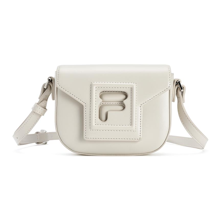 New FILA PU Crossbody Bag, Shoulder Bag Mini Women's Moonlight Gray F13W519161FGY