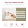 Universal Us Extension Socket 2 Way Wall Power Outlet Plug Adapter Converter With Switch 6A 250V With Switch Indicator Light