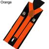 Men'S And Women'S Candy Color Clip Type Elastic Suspenders With Y-Shaped Adjustable Brackets Gifts