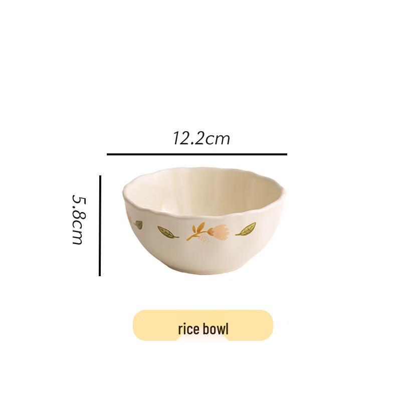 Керамические миски ZISIZ Fresh Cream 8,5 дюймов с двойными ручками (2-Pack)