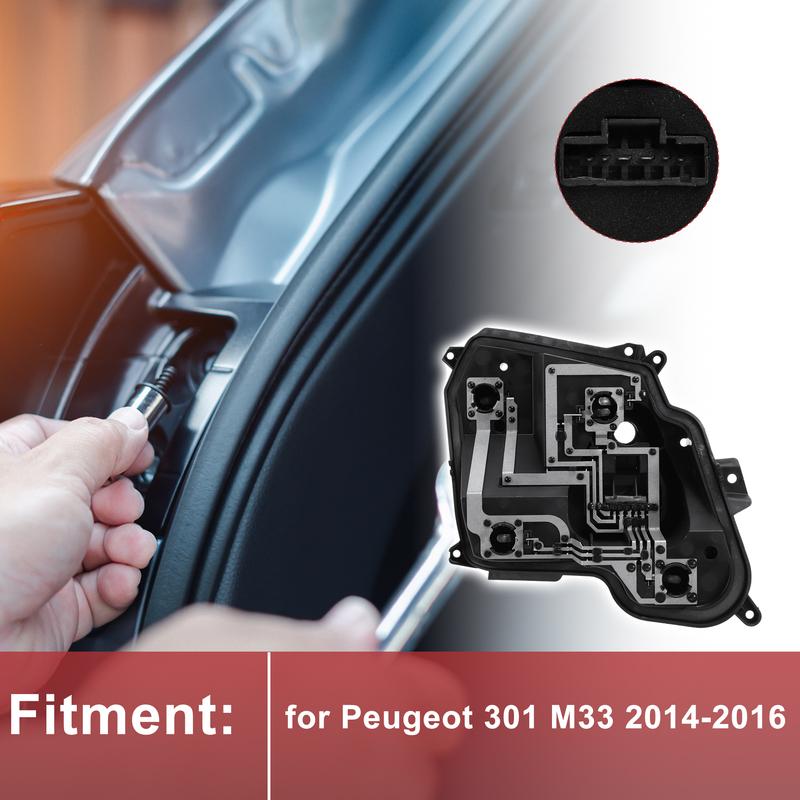 X Autohaux 1 шт. Разъем левого заднего фонаря для Peugeot 301 M33 14-16 Разъем лампы накаливания