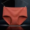 4pcs Solid Color Cotton Panties Lingerie Mid Waist Briefs Soft Women Underwear  Lady