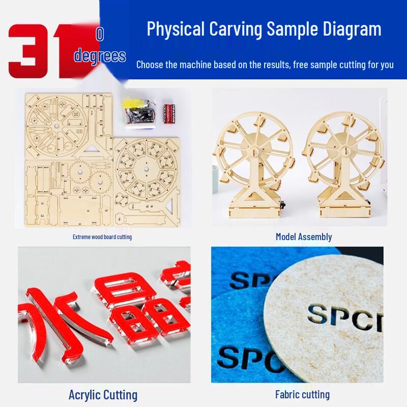 Laser Engraving and Cutting Machine CN plug (adapter included)