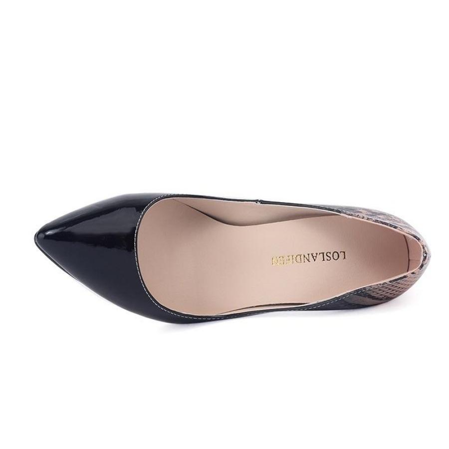 Новые осенние женские туфли-лодочки, сексуальные туфли со змеиным узором, разноцветные женские свадебные туфли на высоком каблуке, стильные туфли-лодочки для вечеринок