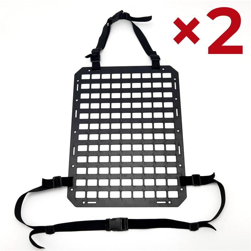 Vehicle Seat Back Organizer Tactical Molle Panel for Modular Storage ABS Plastic Car Interior Accessories